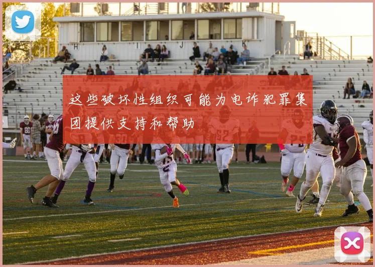 这些破坏性组织可能为电诈犯罪集团提供支持和帮助